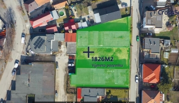 Investujte v centre Šurian – pozemok na výstavbu rodinného domu, všetky IS pri pozemku